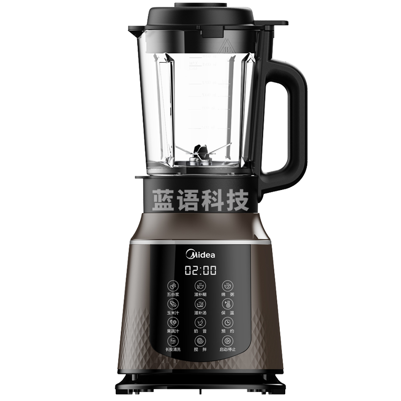 美的(Midea)MJ-CBL4031 破壁机料理搅拌加热豆浆机 母婴辅食定时预约高硼硅玻璃八页精钢刀头 单位：个