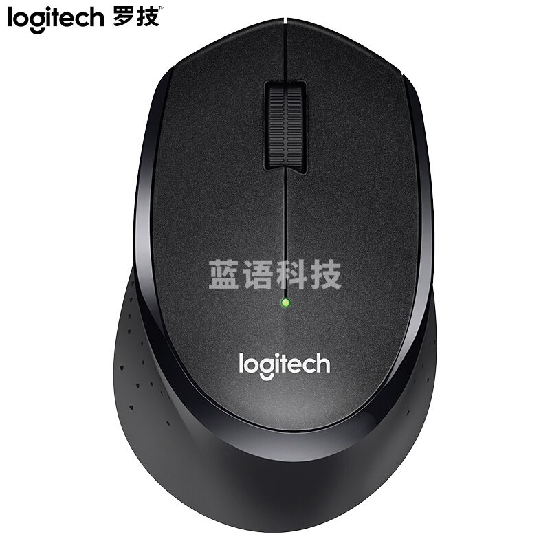罗技(Logitech) M330 鼠标 无线鼠标 办公鼠标 静音鼠标 右手鼠标 黑色 带无线2.4G接收器