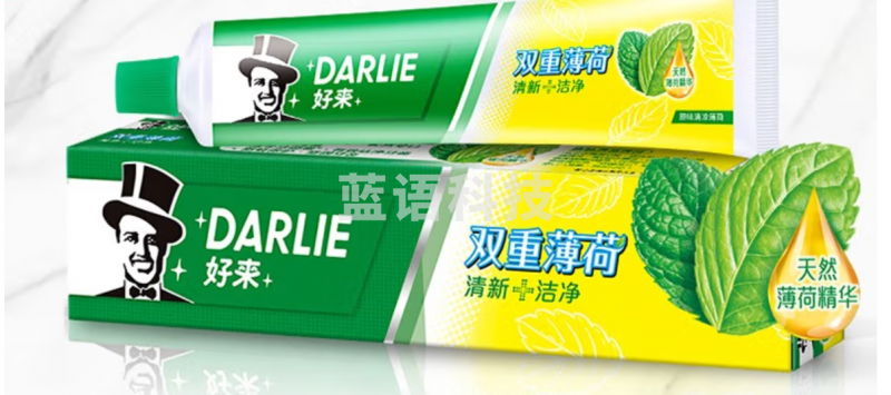 好来(DARLIE)原黑人牙膏防蛀固齿清新口气  双重薄荷90克1支