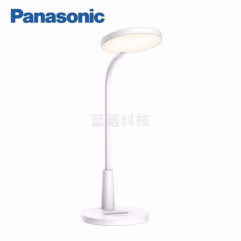 松下(Panasonic) LED台灯国AA级三段调光阅读学习台灯学生宿舍神器 致梦饼形插电款HHLT0347