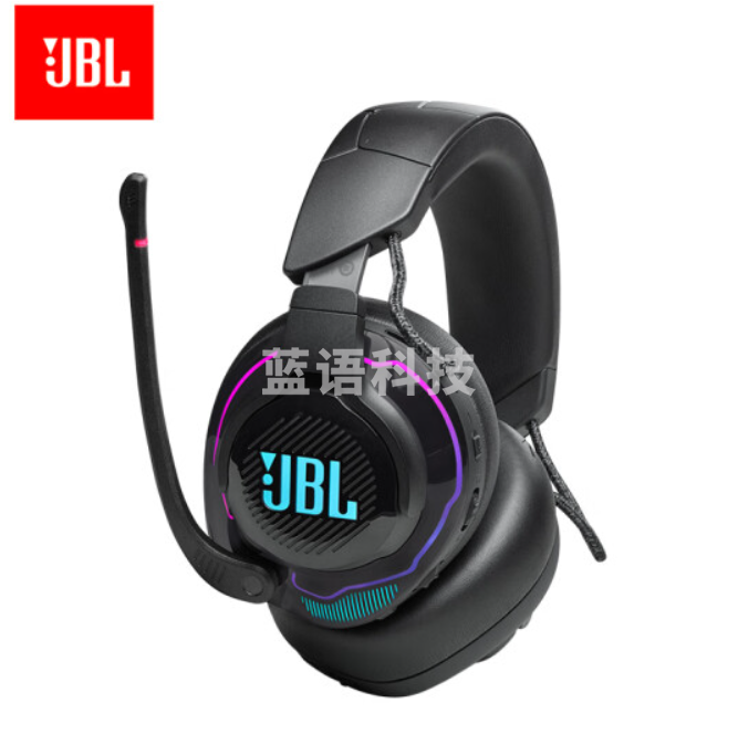 JBL Quantum 910量子风暴无线降噪游戏耳机 游戏耳机专业电竞游戏耳麦 环绕音效 黑色.