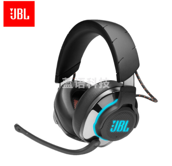 JBL Quantum 810量子风暴无线游戏耳机 游戏耳机游戏耳麦专业电竞游戏耳机 环绕音效 黑色.