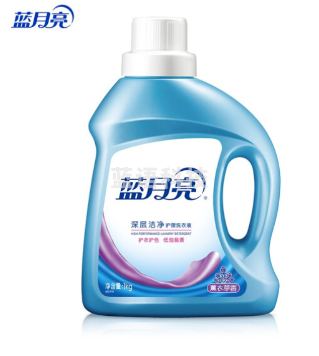 蓝月亮1KG瓶装 深层清洁 洗衣液薰衣草