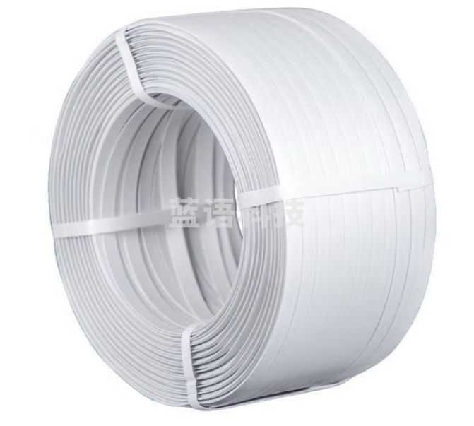 打包带 半自动打包机专用包装带15mm*1.5mm 塑料PP手工打包带 6kg/卷(白色)7802