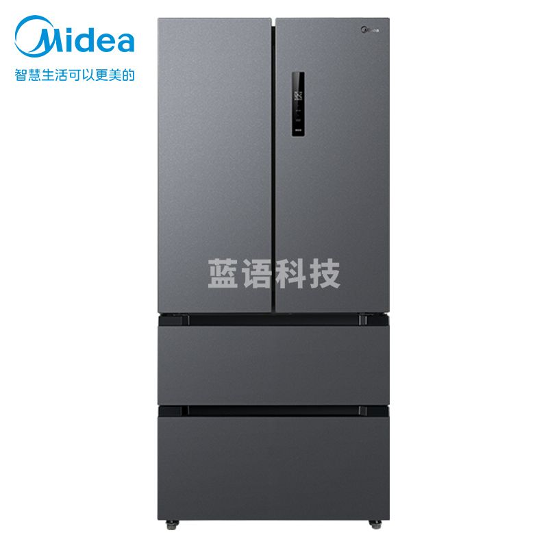 美的(Midea)532法式多门四开门冰箱变频一级能效家用无霜双系统双循环大容量智能MR-532WFPZE