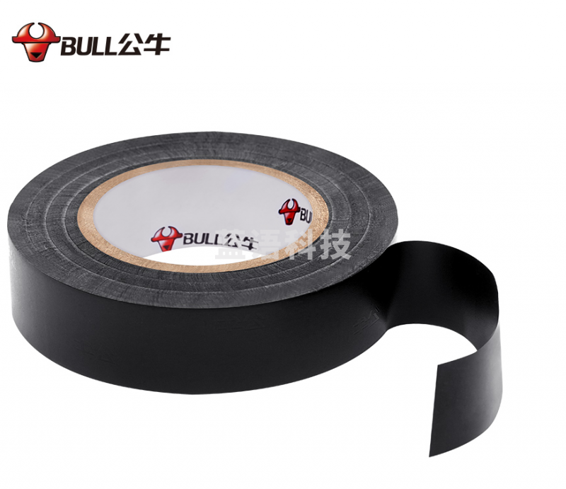 公牛（BULL）电气胶布PVC电工绝缘胶带 阻燃耐低温 黑色9米 10只装