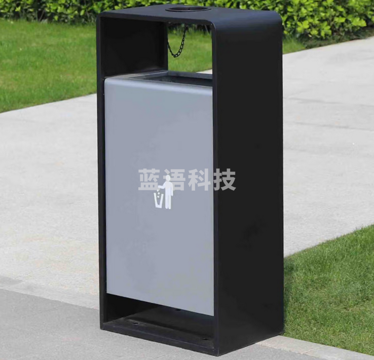 不锈钢垃圾桶  45*30*95cm