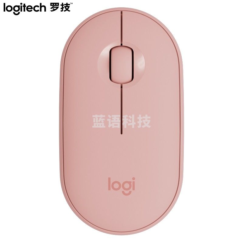罗技（Logitech ）Pebble鹅卵石 鼠标 无线蓝牙鼠标 办公鼠标 静音鼠标 便携鼠标 对称鼠标 玫瑰粉