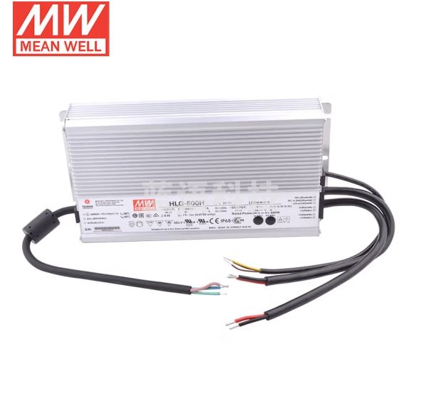 明纬(MEANWELL)HLG-600H-12 防水LED电源基本型路灯亮化照明 12V40A