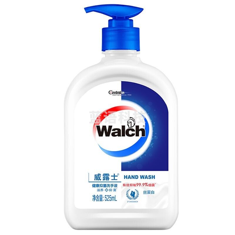 威露士(WALCH)洗手液 丝蛋白525ml洗手液12瓶一箱