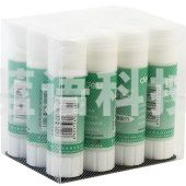 得力 7101 12支/盒 9g固体胶 白色 (单位：盒)