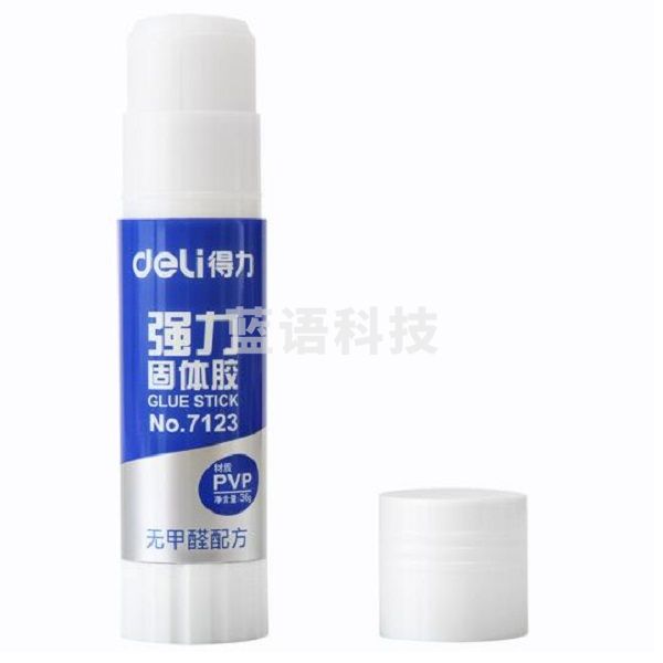 得力（Deli）PVP强粘性36g固体胶 12支 一盒-7123