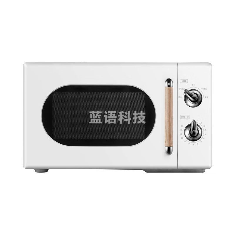 美的（Midea） PM2004 复古旋钮双控微波炉白色20L