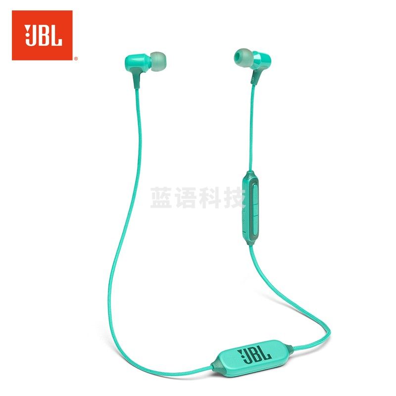JBL LIVE 100BT 入耳式无线蓝牙耳机耳麦 手机耳机+运动耳机 电脑游戏耳机 带麦可通话 苹果安卓通用 青色