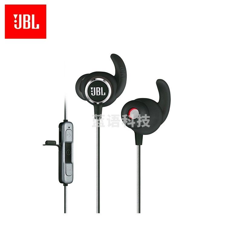 JBL Mini BT黑色 蓝牙耳机挂脖式 无线运动耳机 防水防汗 苹果华为小米安卓游戏音乐通用耳机