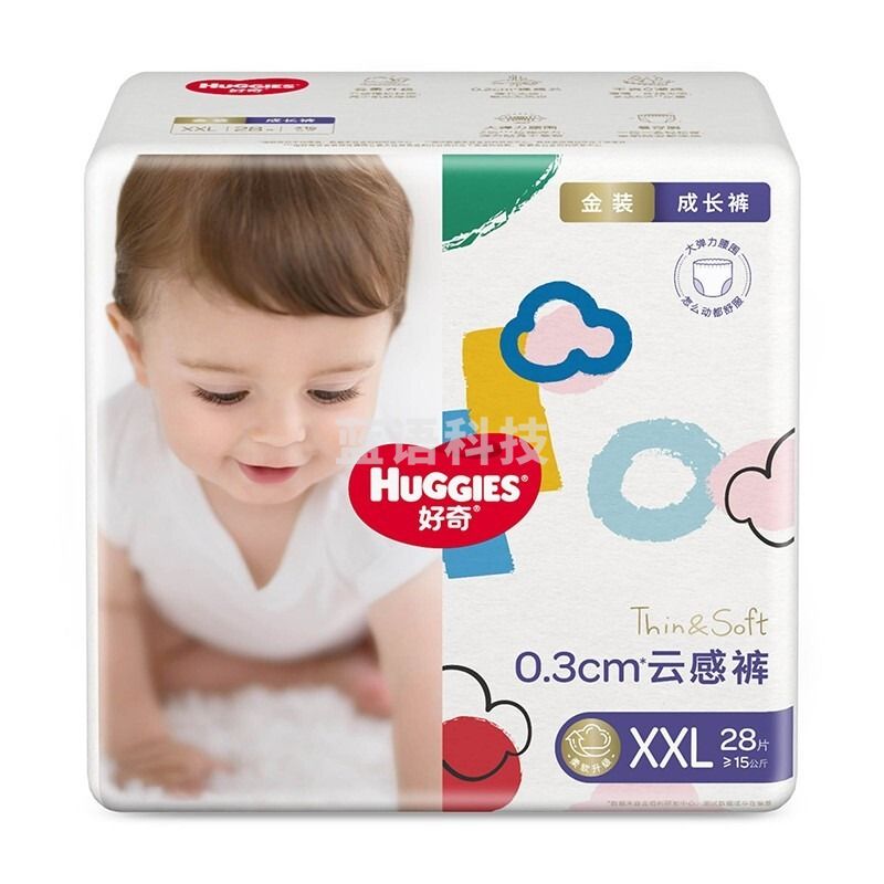 好奇 好奇 金装拉拉裤 婴儿超薄透气尿不湿干爽   Huggies    XXL28 日常护理