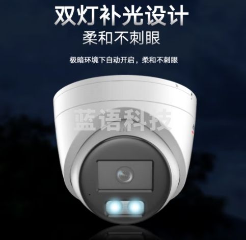 HIKVISION海康威视网络监控摄像头200万高清公司室内室外手机远程全彩夜视户外POE半球3327WDV3-L 2.8MM-CC30101