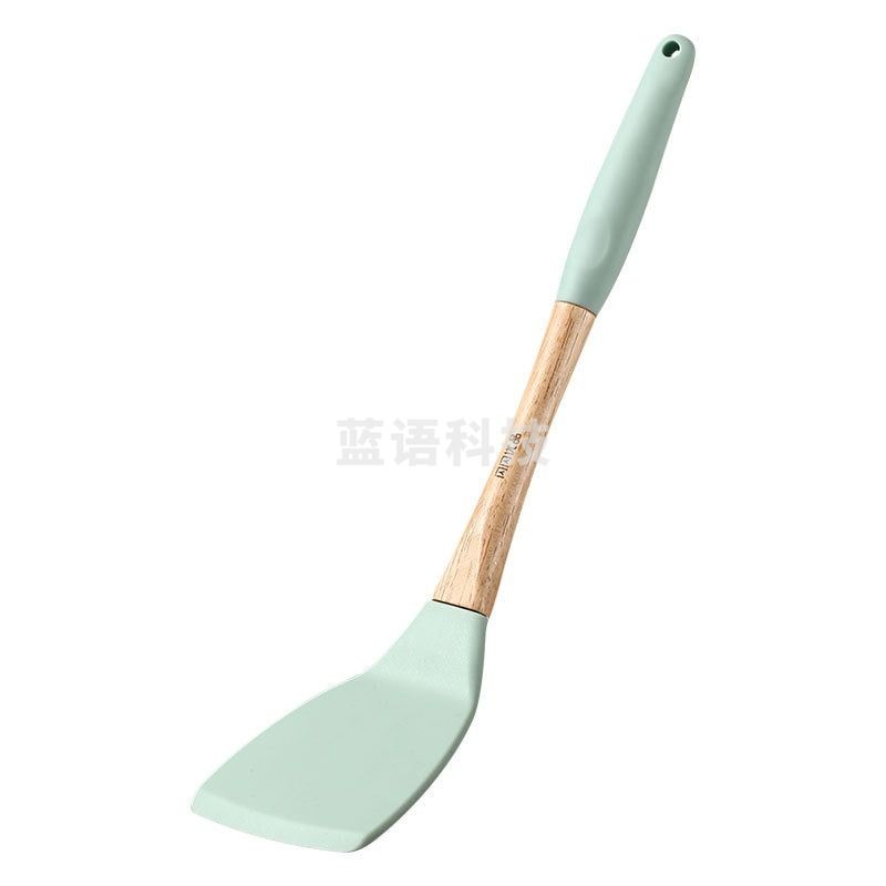 闪闪优品 18111 硅胶厨具创意硅胶锅铲家用厨房用品炒菜铲子耐高温不粘