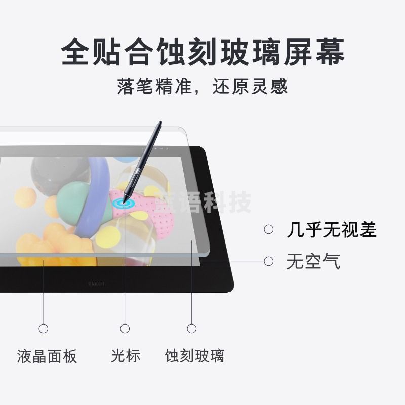 和冠/Wacom 和冠 DTH-2421 图形图像输入设备 绘画屏 4K超高清电子手写板 非触控屏 23.6英寸