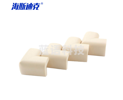 海斯迪克 HK-339 安全防撞角 护角 桌角防碰保护套 L型 米白色  20个价