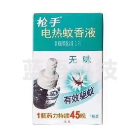枪手电热蚊香液无味 补充装 单位：个