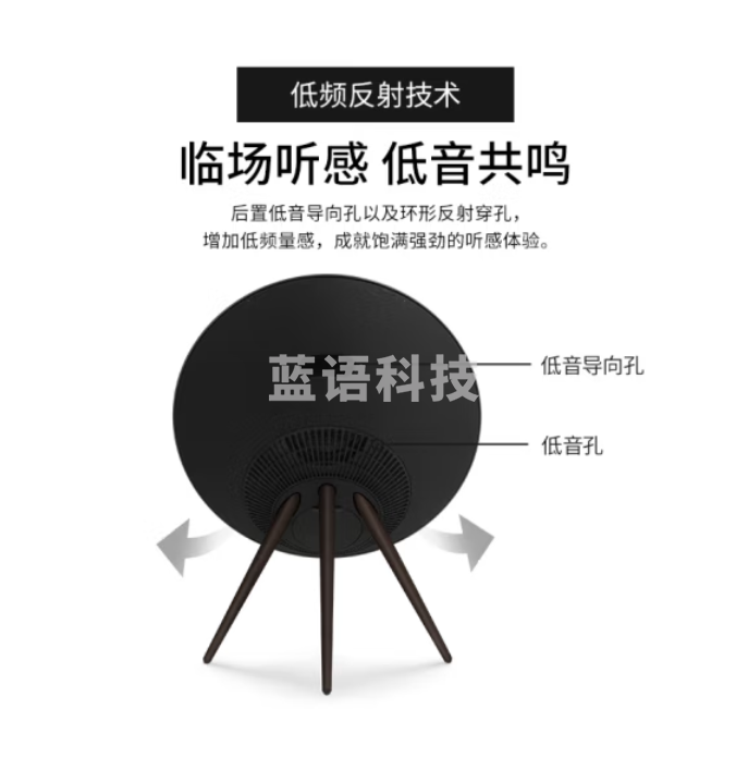 B&O Beosound A9 5.G 5代 铂傲家庭影院音响一体式无线WiFi蓝牙家用 触控调音音响音箱 碳黑色