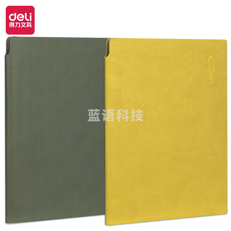 得力22270 源源得力肤感记事本A5/96张 颜色随机(本)