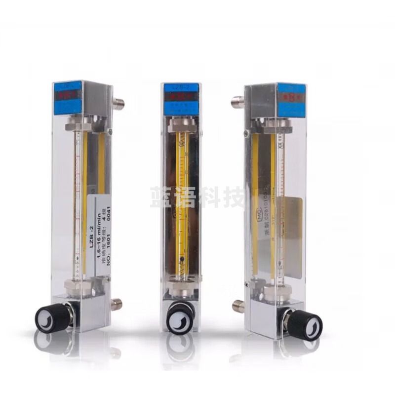 惠利得 余姚银环LZB-2玻璃转子流量计LZB-3实验室气体液体浮子流量计 LZB-2气体16一160ml/min