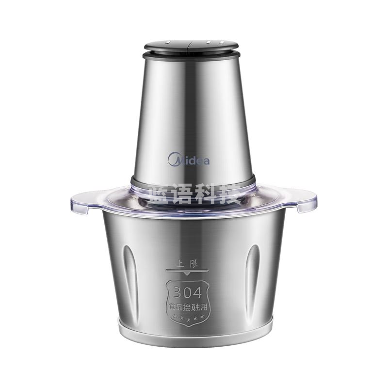 美的绞肉机LZ22A 2L 304不锈钢转接口 S形旋风刀片 300W(台)