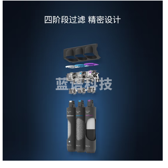 碧然德（brita） mypure pro X系厨下净水滤芯 mypure pro X9超滤四阶段滤芯组合