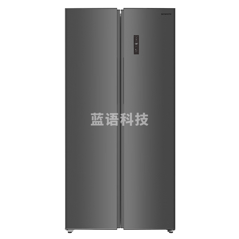 创维BCD-421WKY炫空灰变频风机高效无霜风道系统610mm超薄箱体纤薄嵌入变频风机 90°开门