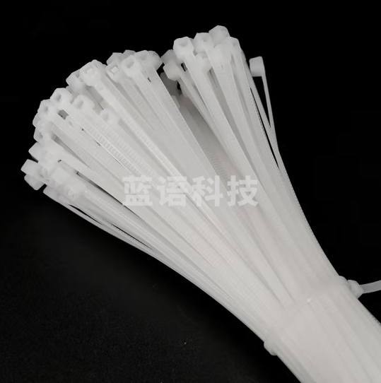 海斯迪克 gnjz-1159 白色自锁式尼龙扎带 4*350mm国标 实宽3.5mm 250条装