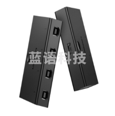 绿联 30346 四进一出 USB打印机共享器 黑色