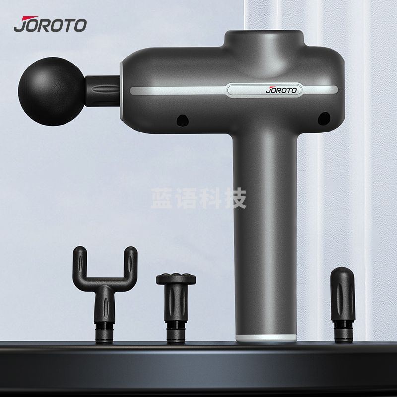 捷瑞特 美国品牌筋膜枪F3按摩器放松肌肉深层高频震动健身器材智能液晶屏触屏颈膜 新品上市