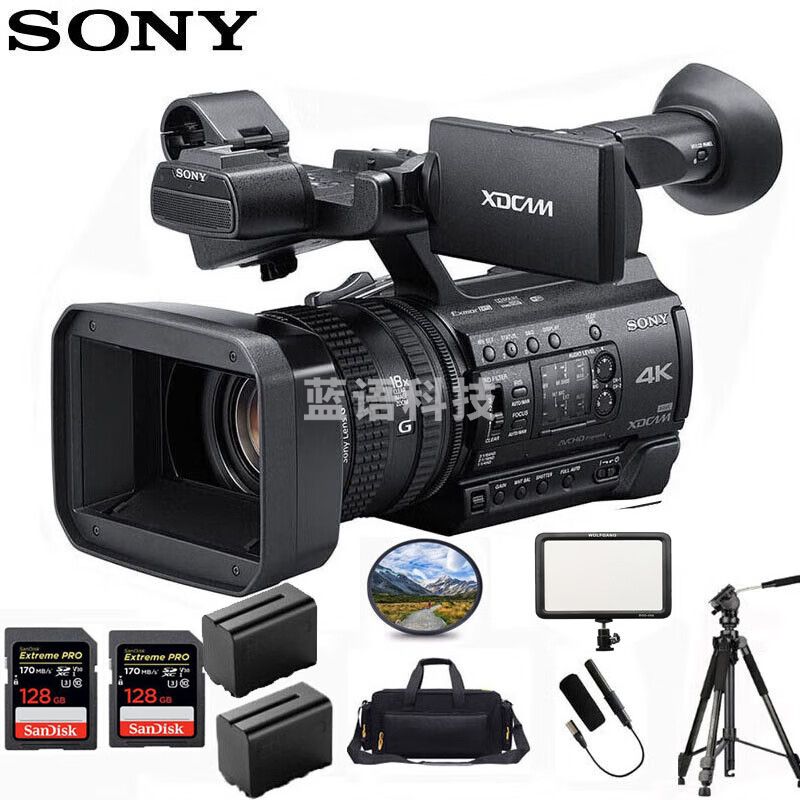 索尼（SONY）PXW-Z150摄像机 4K高清 会议/婚礼/直播高帧率慢动作拍摄手持式广播级摄录一体机