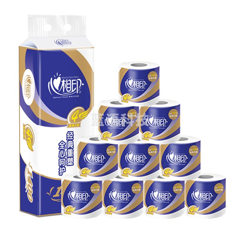 心相印卷纸 心柔1400g系列 10卷/提