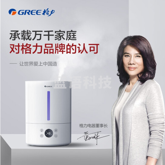 格力(GREE) SCK-40X72 加湿器4升低噪空气加湿