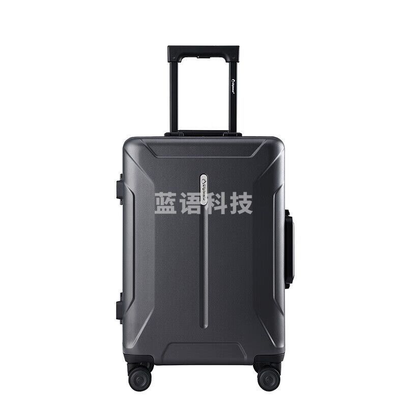 Diplomat外交官可登机细框拉杆箱 商务时尚拉杆箱HM-26072 陨石灰 24英寸