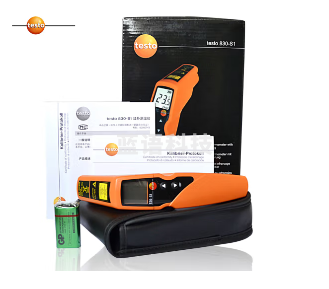 德图（testo）德国高精度TESTO 830S1红外测温仪测温枪温度计温度仪工业测温仪