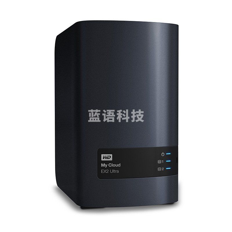西部数据（WD） My Cloud EX2 Ultra私有云服务器 企业共享硬盘网盘 NAS网络存储 12TB 标准版（NAS红盘6T*2）