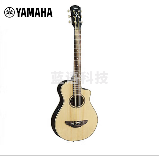 雅马哈（YAMAHA）APXT2NT薄箱体缺角电箱旅行舞台演奏民谣吉他儿童吉它34寸原木色