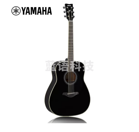 雅马哈（YAMAHA）FGTA BL加振吉他单板电箱民谣木吉他黑色41英寸