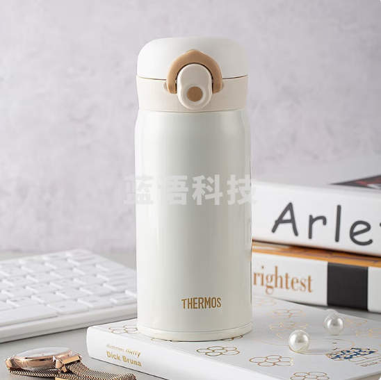 膳魔师(THERMOS)TCMO-350S 象牙白色保温杯316不锈钢水杯350ml