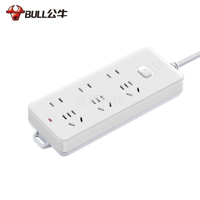 公牛(BULL)GN-109K 插座/插线板 6位总控全长3米