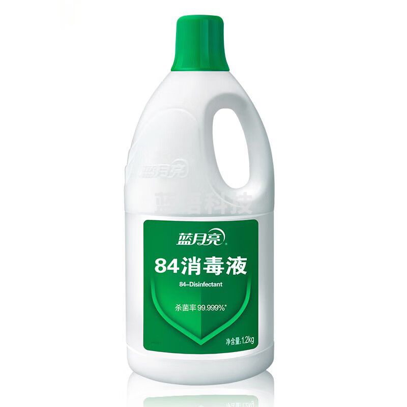 蓝月亮（LYL） 84消毒液1.2kg/瓶  家庭果蔬玩具宠物用品等多用途可用 6瓶一箱