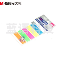 晨光2X3PET五分条便条贴20页YS-20