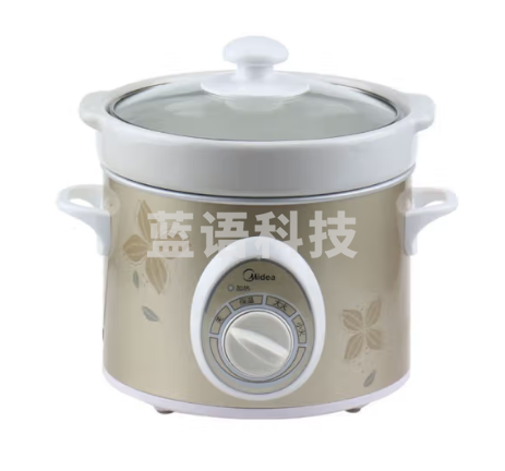 美的(Midea)电炖锅白瓷2L慢炖家用保温机械式 文火锅煲家用防溢两档MD-BGH20A M&C58067