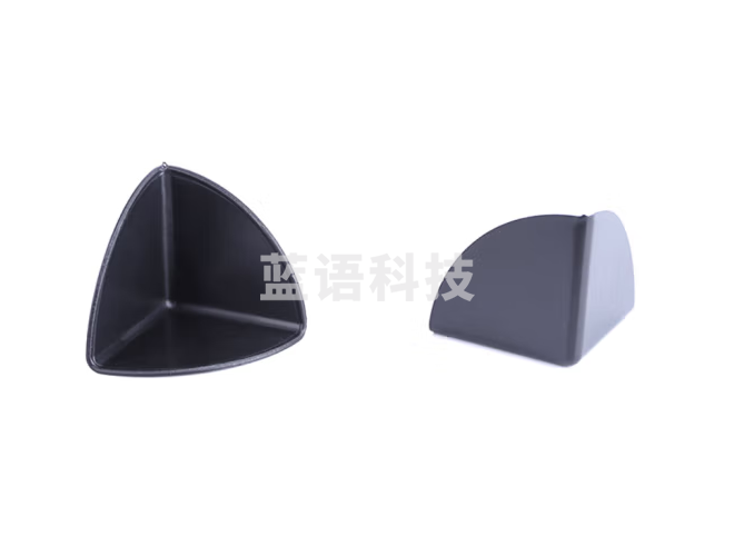 海斯迪克 HKL-273 塑料三面护角 快递纸箱护角 家具包边保护角 黑色100mm 200个