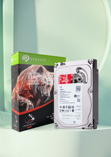 希捷(Seagate) NAS硬盘 3TB 256MB 5400转 CMR垂直 网络存储 SATA 原厂数据恢复服务 希捷酷狼 ST3000VN006
