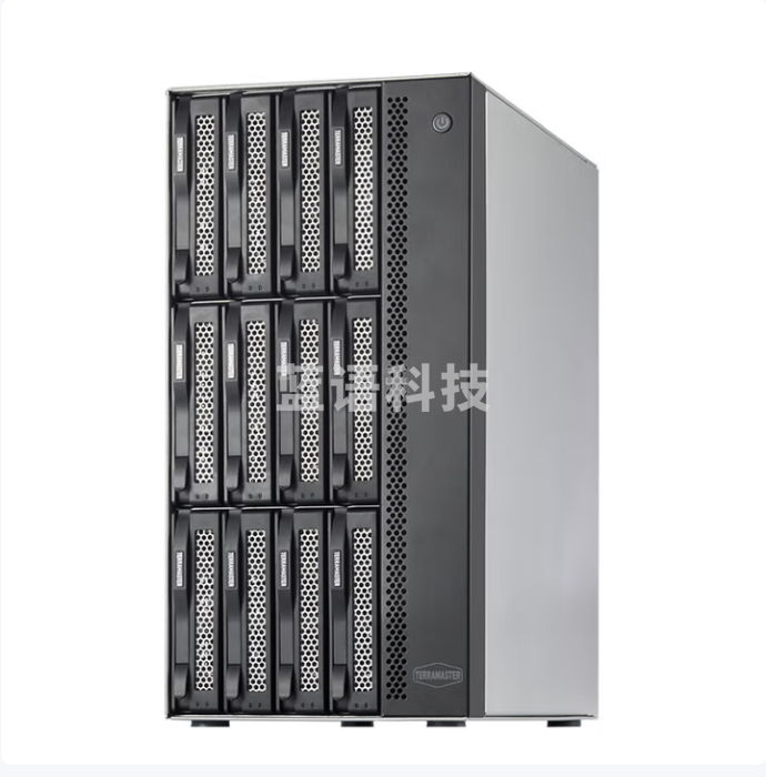 铁威马(TERRA MASTER) T12-423 12盘位NAS 网络存储服务 Intel四核 8GB内存 96TB【酷狼8T*12】